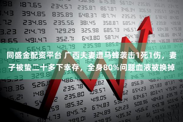 同盛金配资平台 广西夫妻遭马蜂袭击1死1伤，妻子被蛰二十多下幸存，全身80%问题血液被换掉